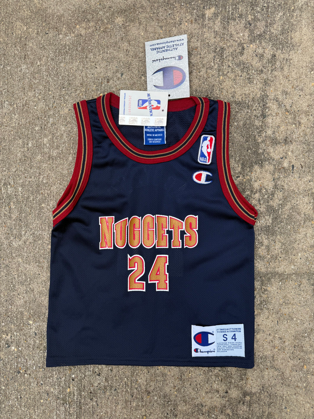 Vintage Denver Nuggets Antonio McDyess Youth Champion Jersey (Youth S4)