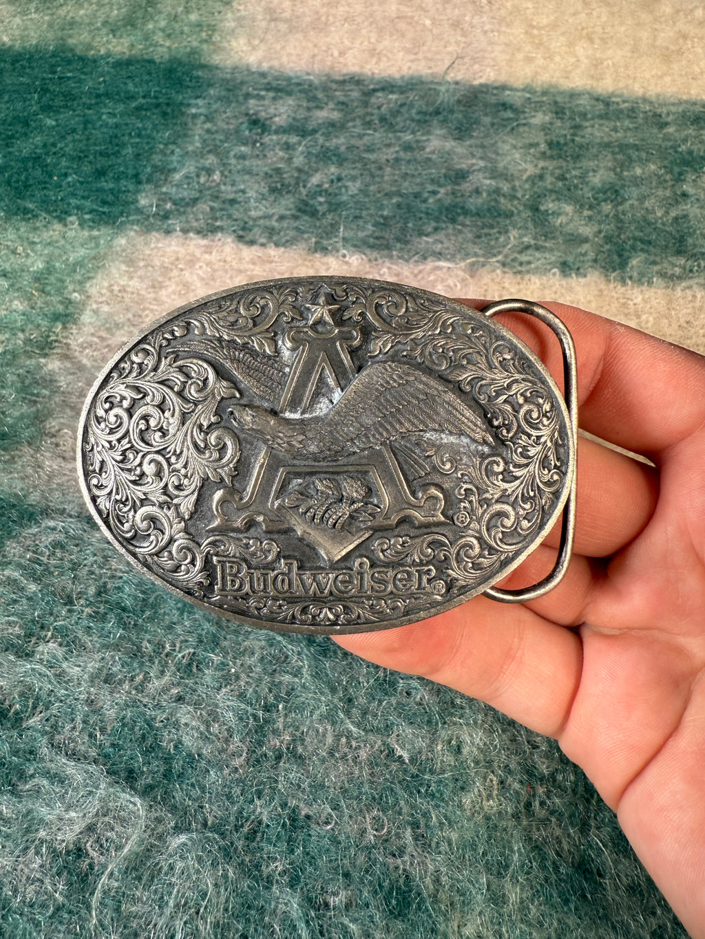 Vintage Budweiser Belt Buckle