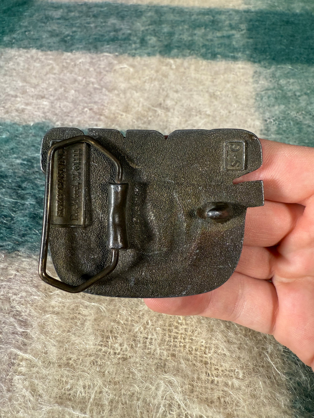 Vintage Sasco Aloe Plant Belt Buckle
