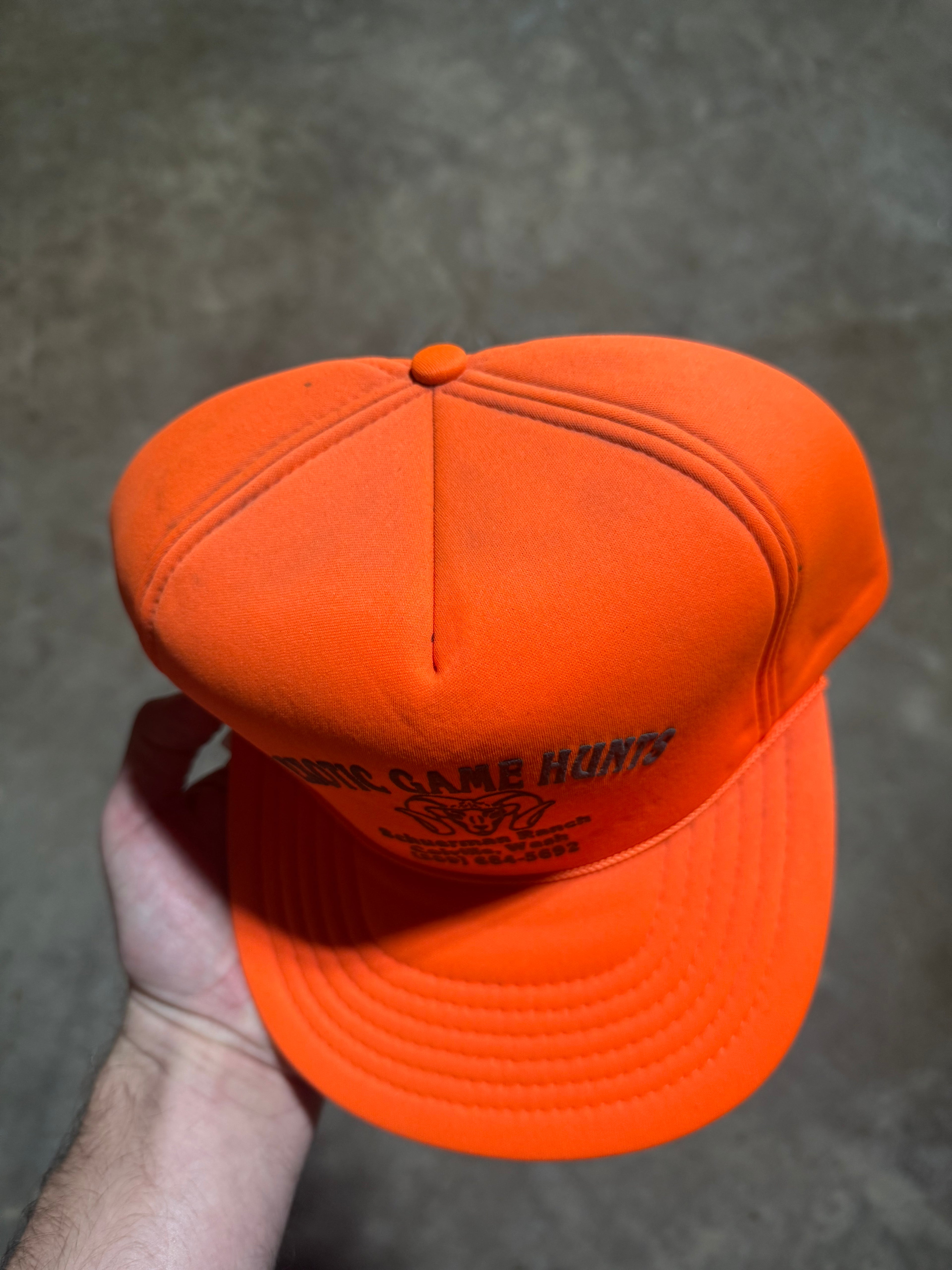 Vintage Exotic Game Hunts Hidden Pocket Snapback