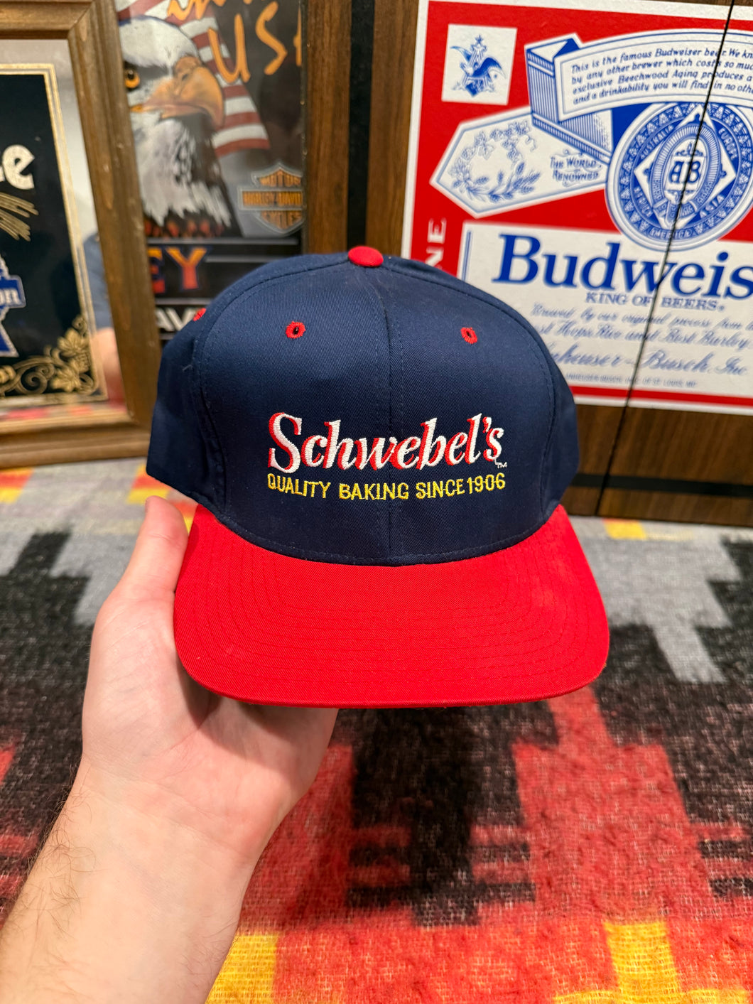 Vintage Schwebels Baked Goods SnapBack Hat