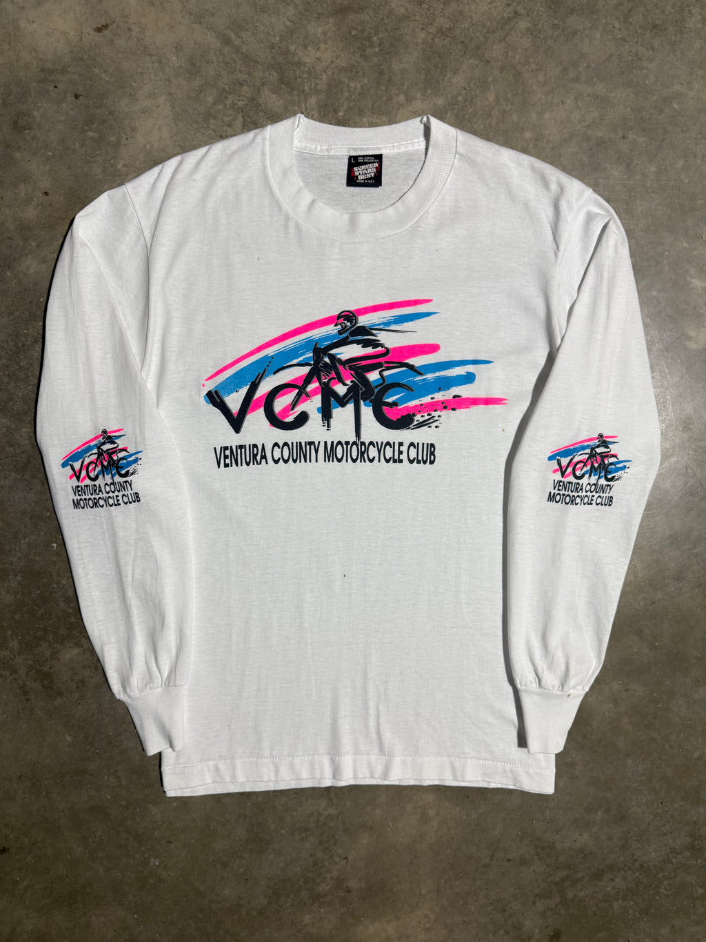 Vintage Early 90s Ventura County Motorcycle Club Longsleeve (M)