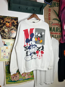 Vintage 90s Mickey Mouse Crewneck (L)