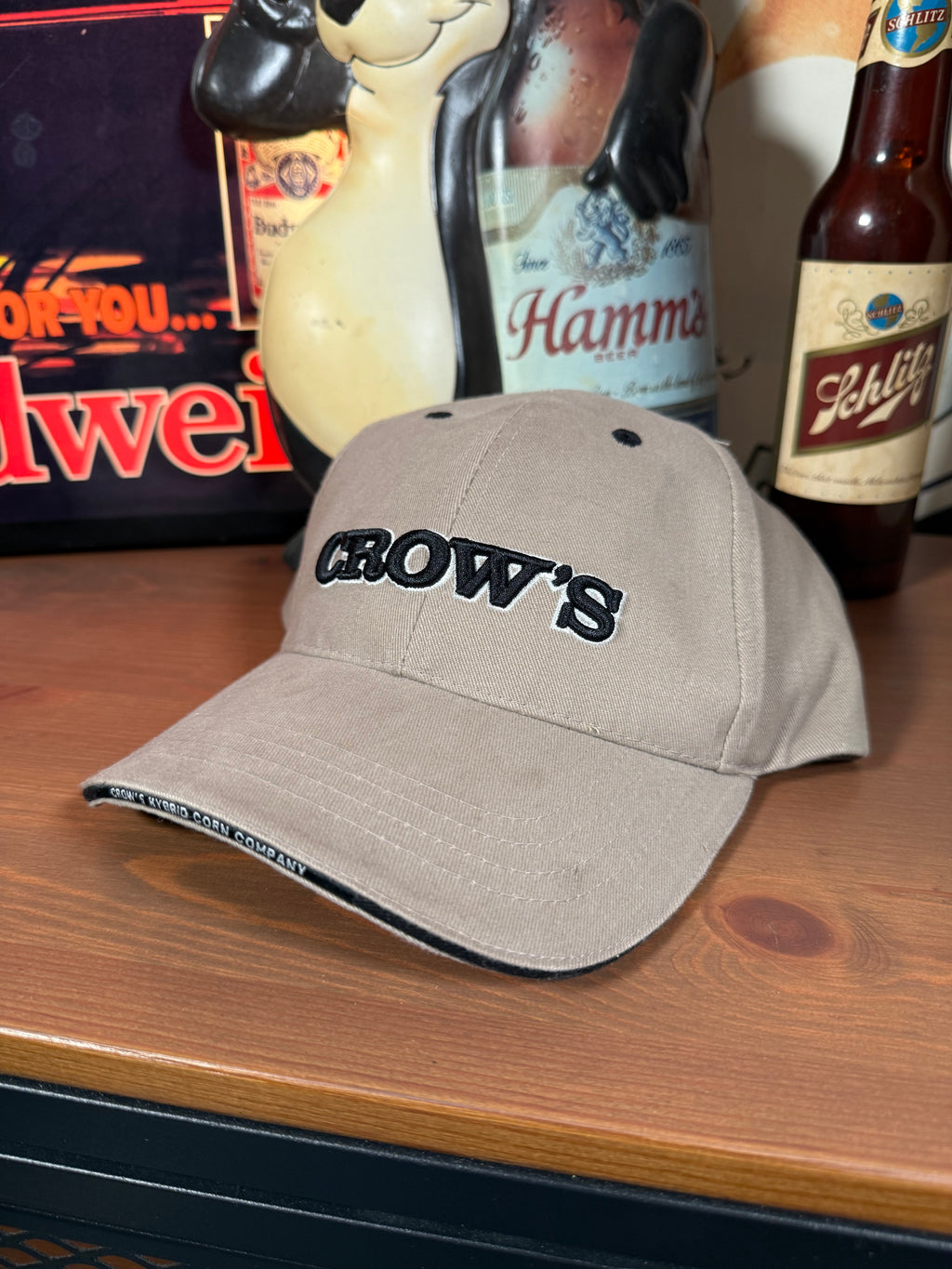 Vintage Y2K Crows Seed Grey Hat