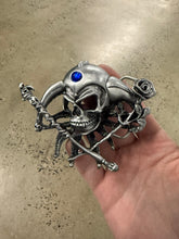 Load image into Gallery viewer, Vintage Skeleton Jester Belt Buckle

