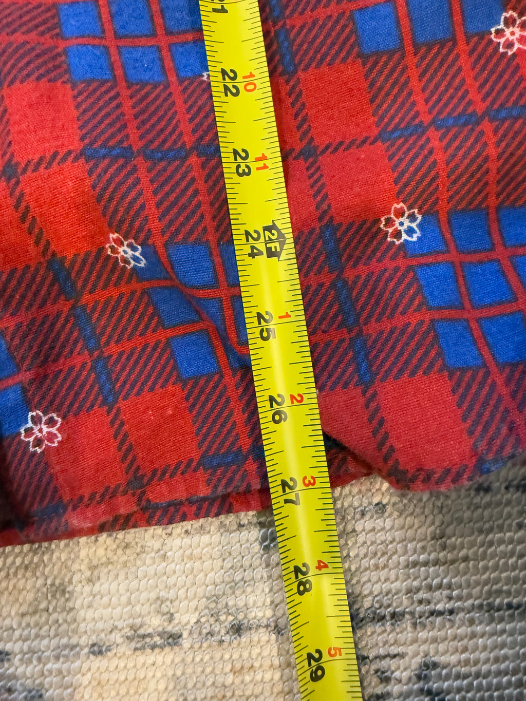 Vintage American Sweetheart Red Flannel (WL)