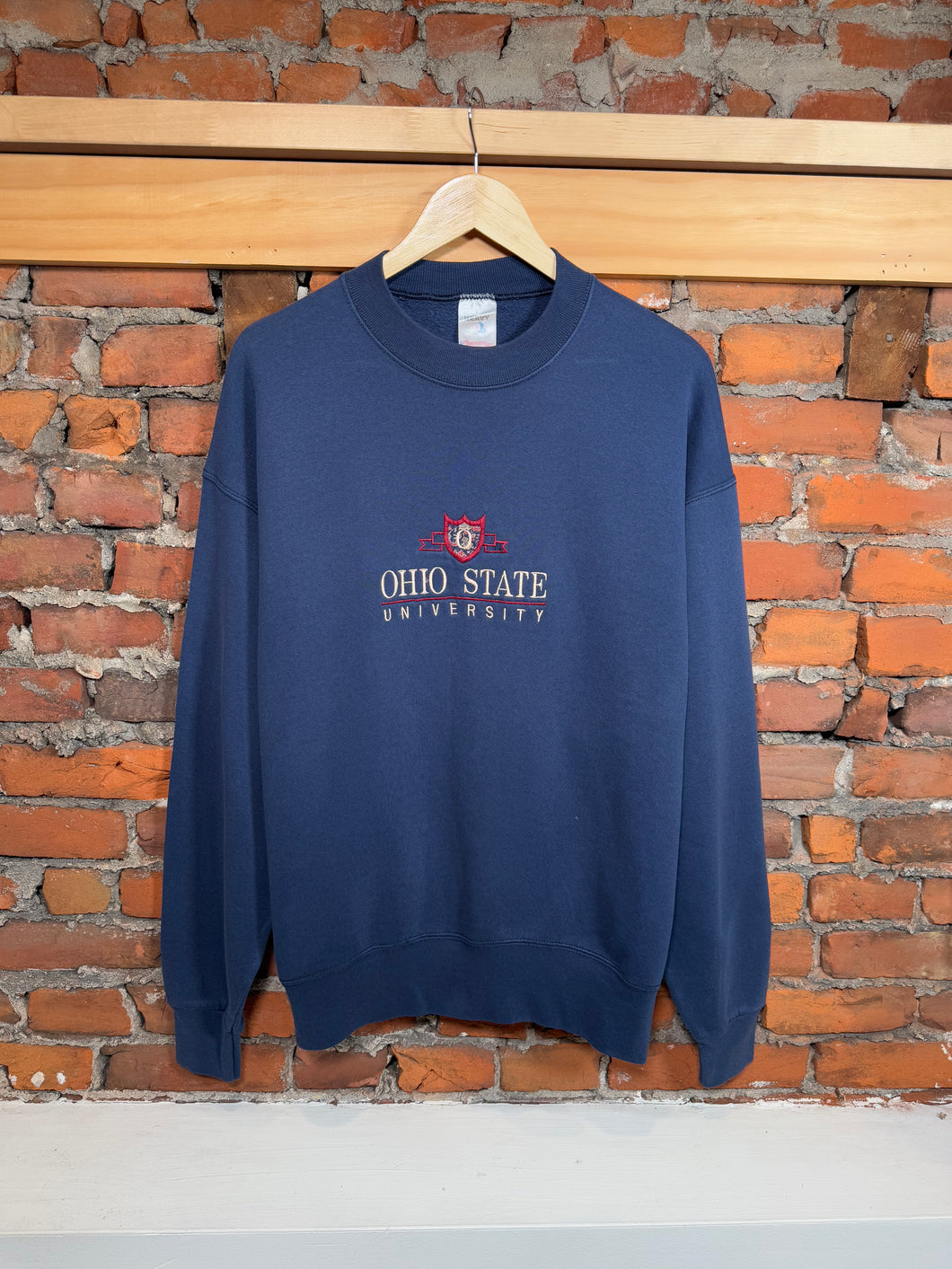 Vintage Ohio State Embroidered Crewneck (L)