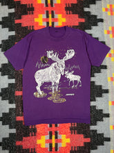Load image into Gallery viewer, Vintage 90s Purple Moose T-Shirt (XL)
