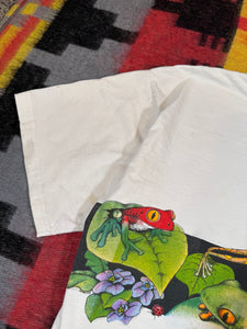Vintage Distressed Frog Double Sided Shirt (XL)