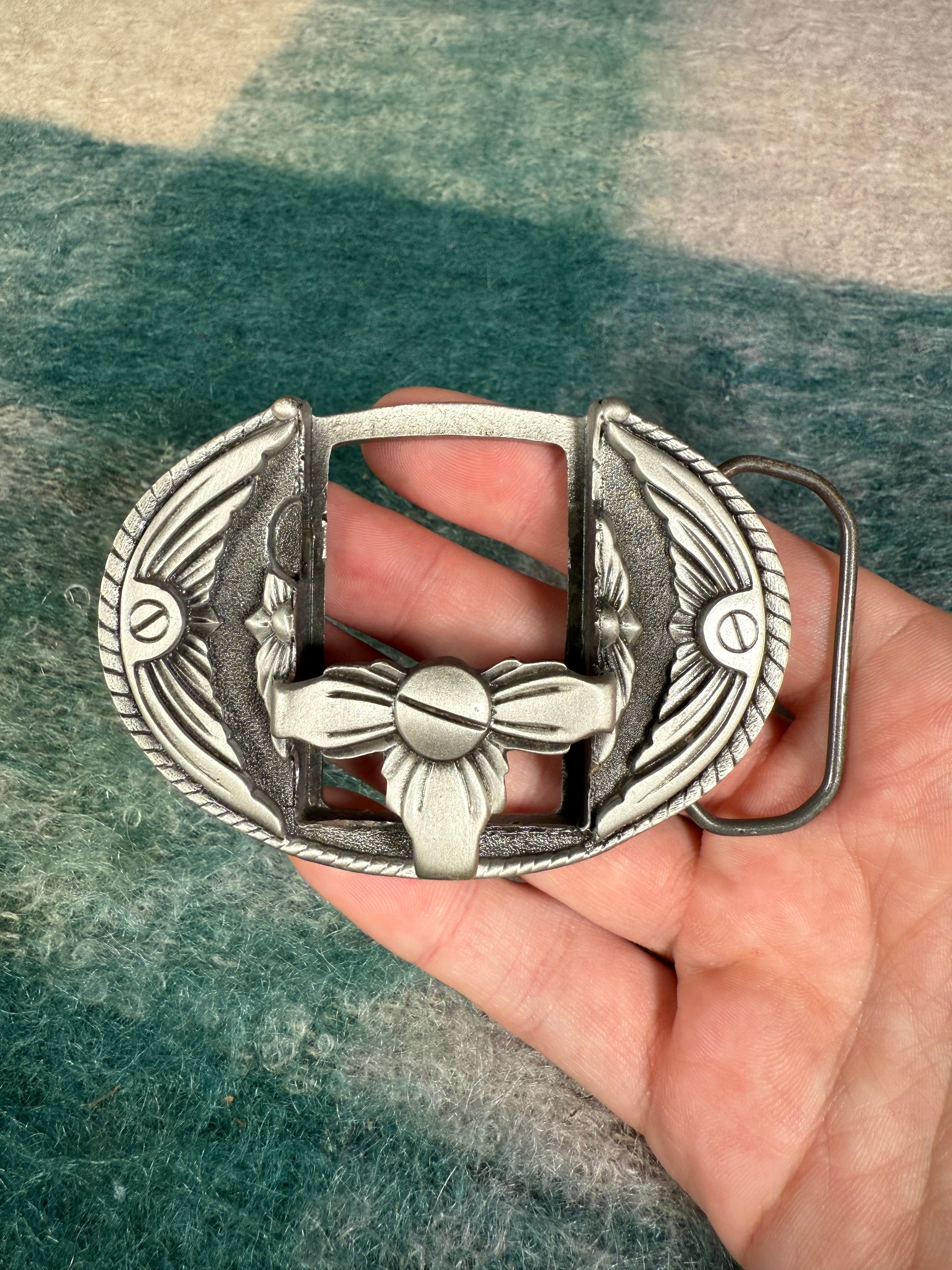 Vintage Zippo Lighter Holder Belt Buckle