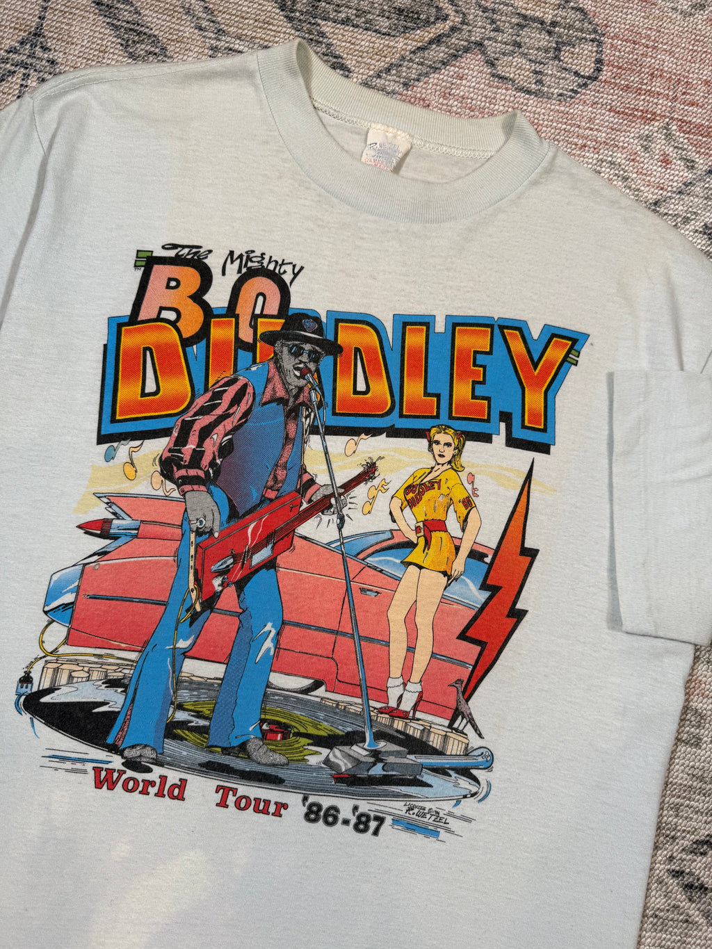Vintage 1986-87 Bo Diddley Tour T-Shirt (M/L)