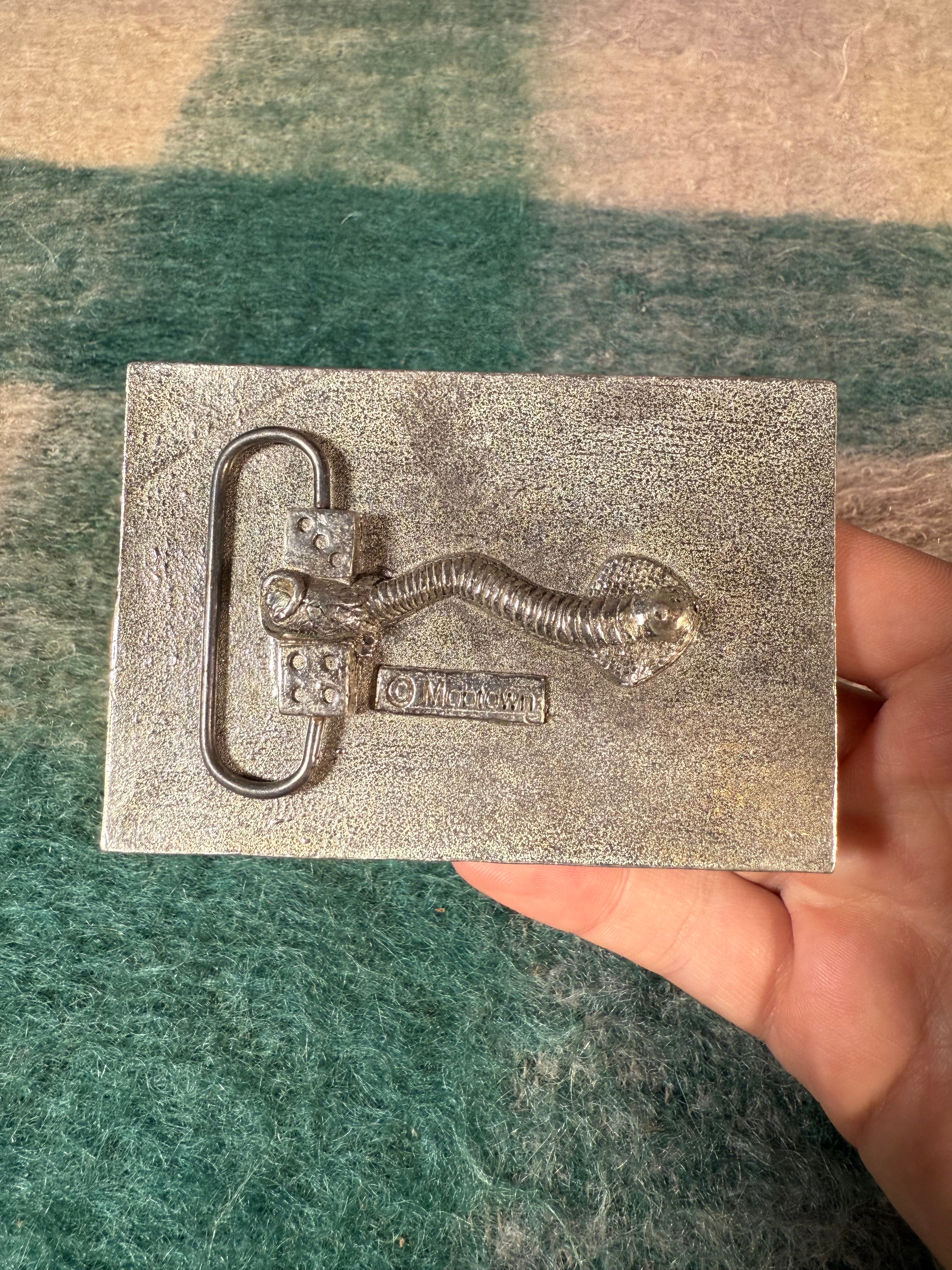 Vintage 2000s Union Jack Belt Buckle