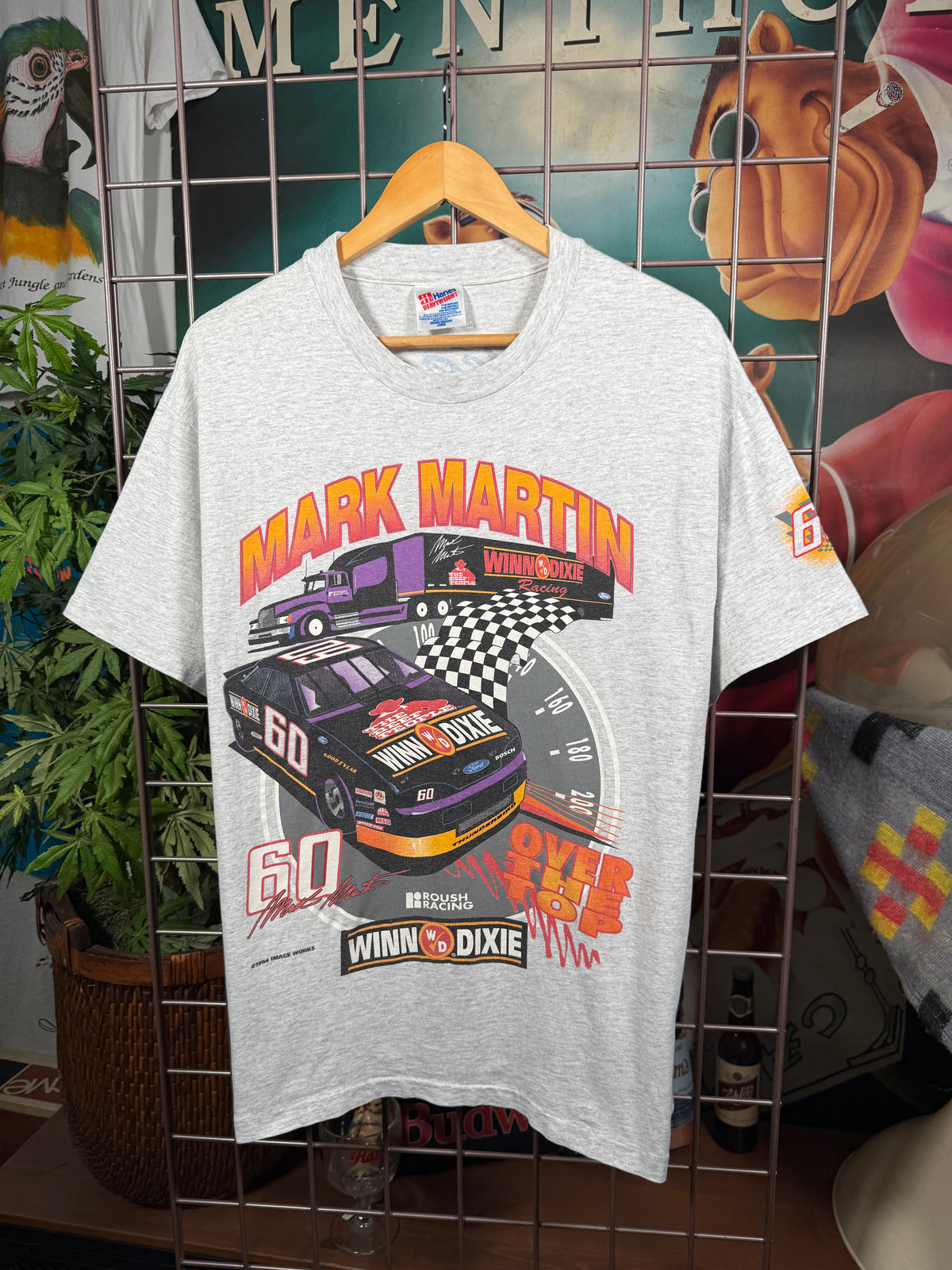 Vintage Team Winn Dixie Nascar Double Sided Shirt (L)