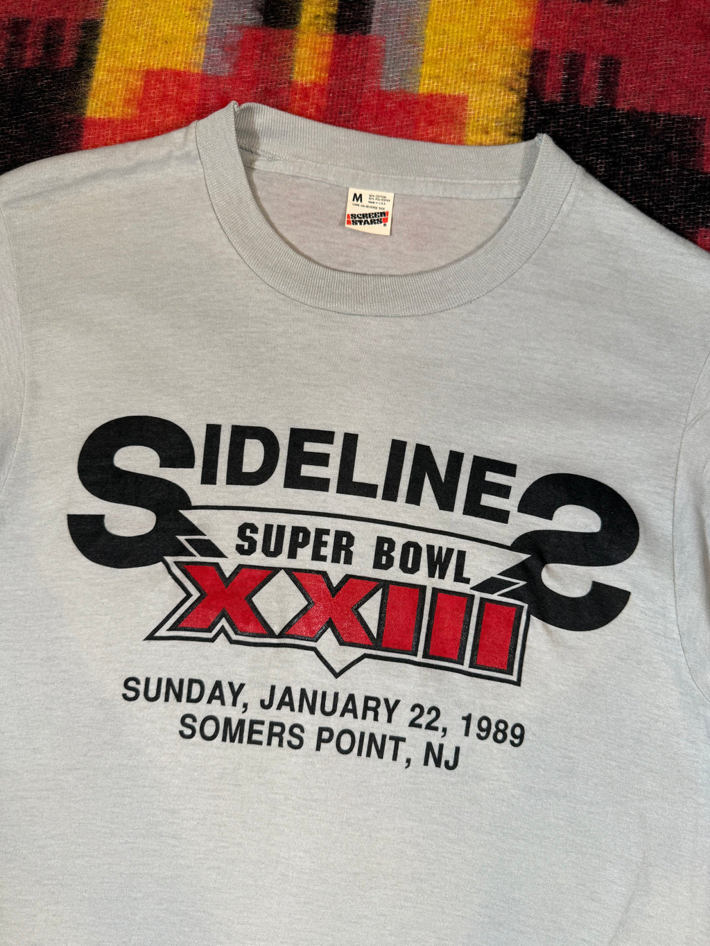 Vintage 1989 Sideline Super Bowl 23 Tee (S)