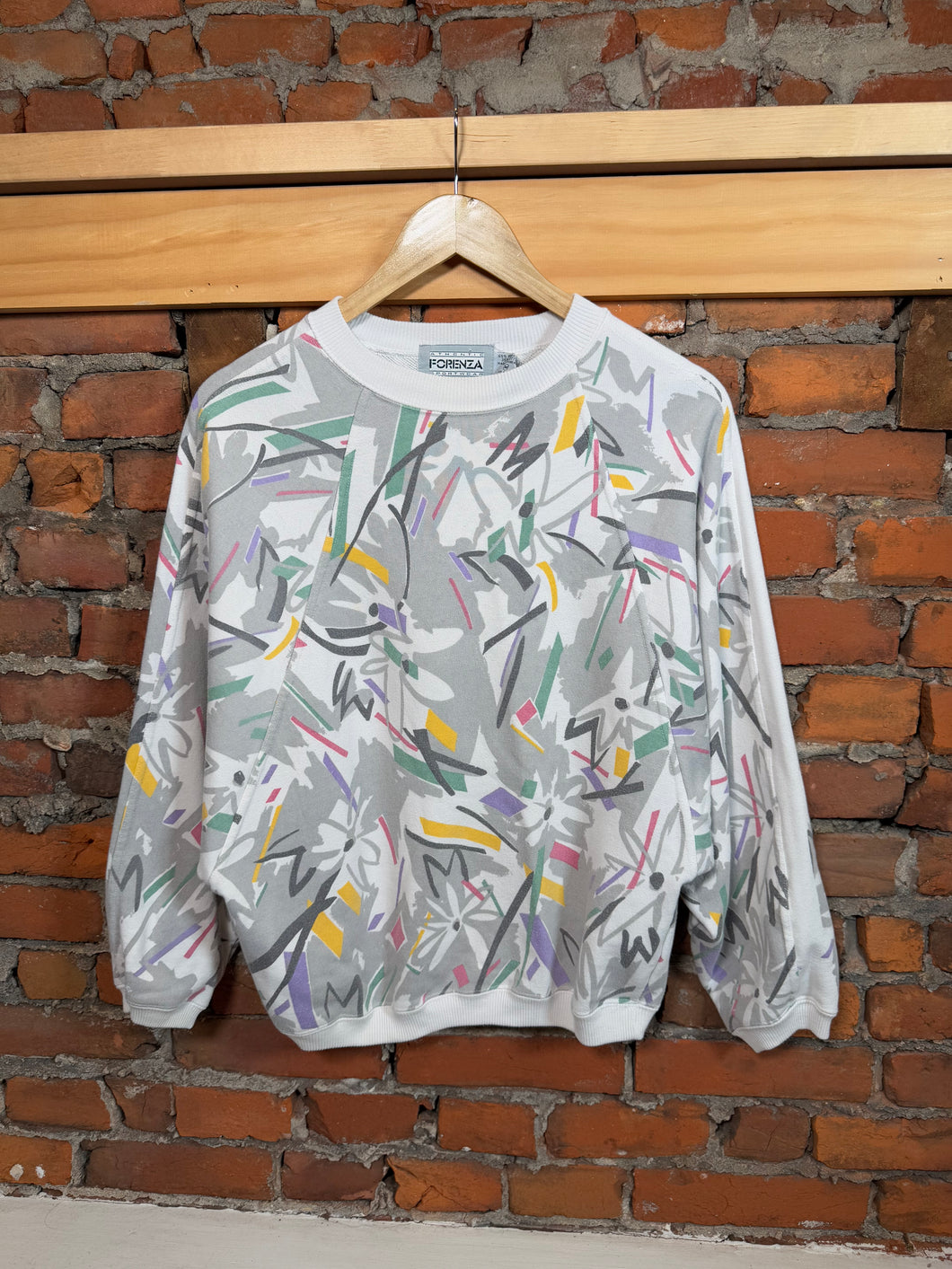 Vintage 80s Forenza Pattern Crewneck (WM)