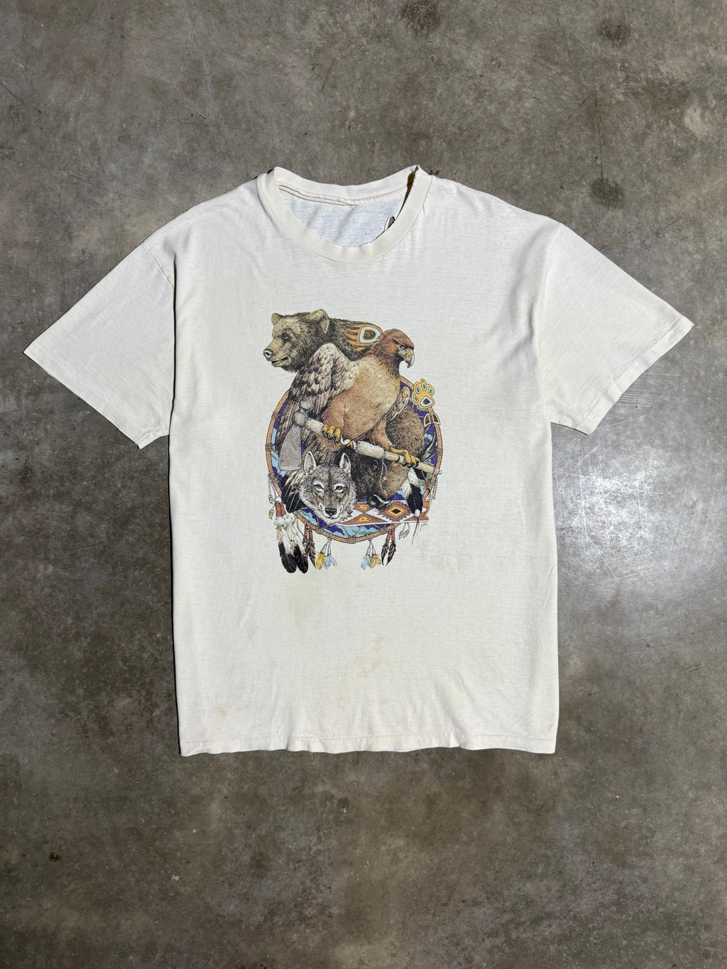 Vintage 90s Nature Dream Catcher Shirt (XL)