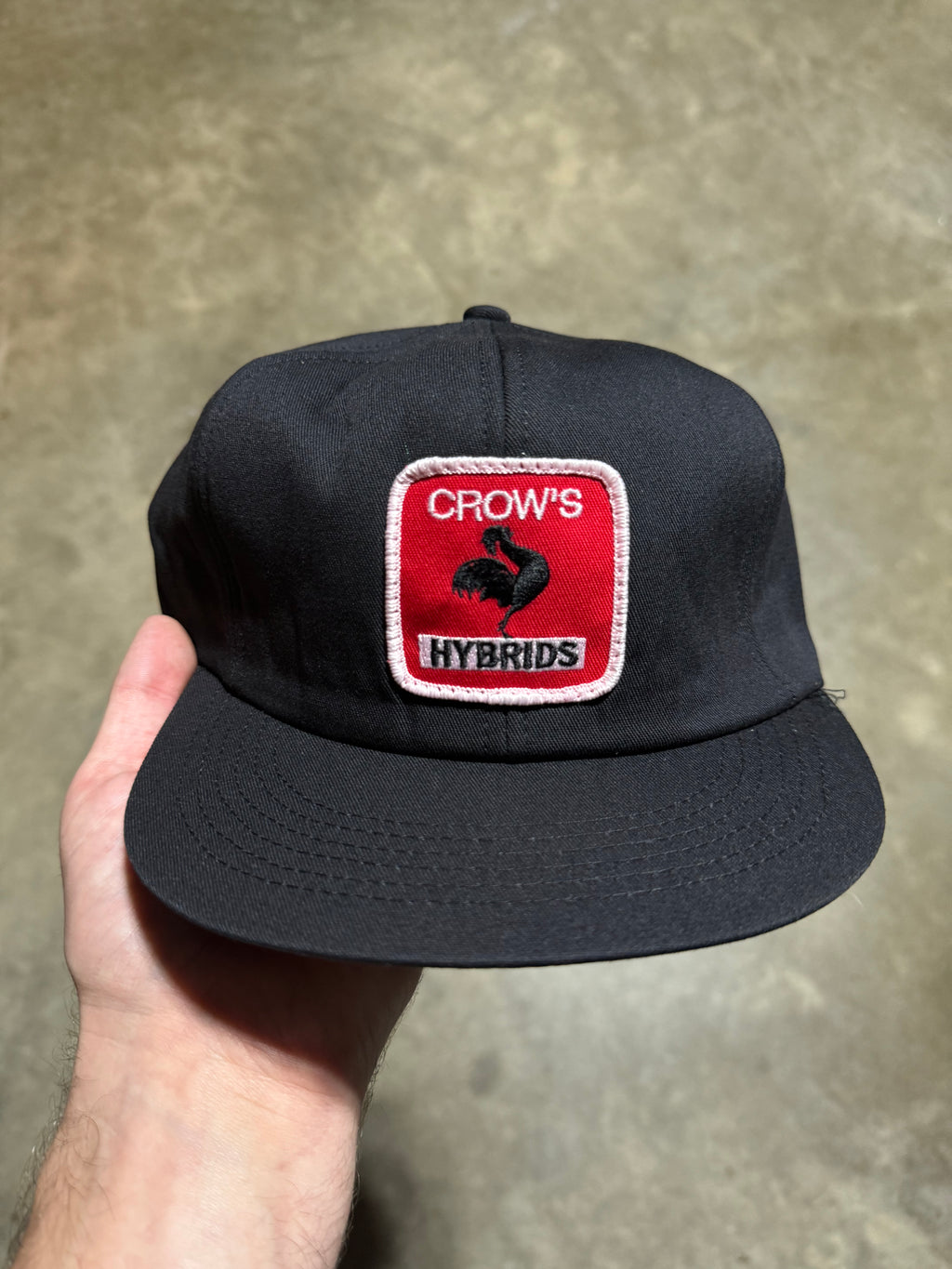 Vintage Crows Hybrids Patch Trucker Hat