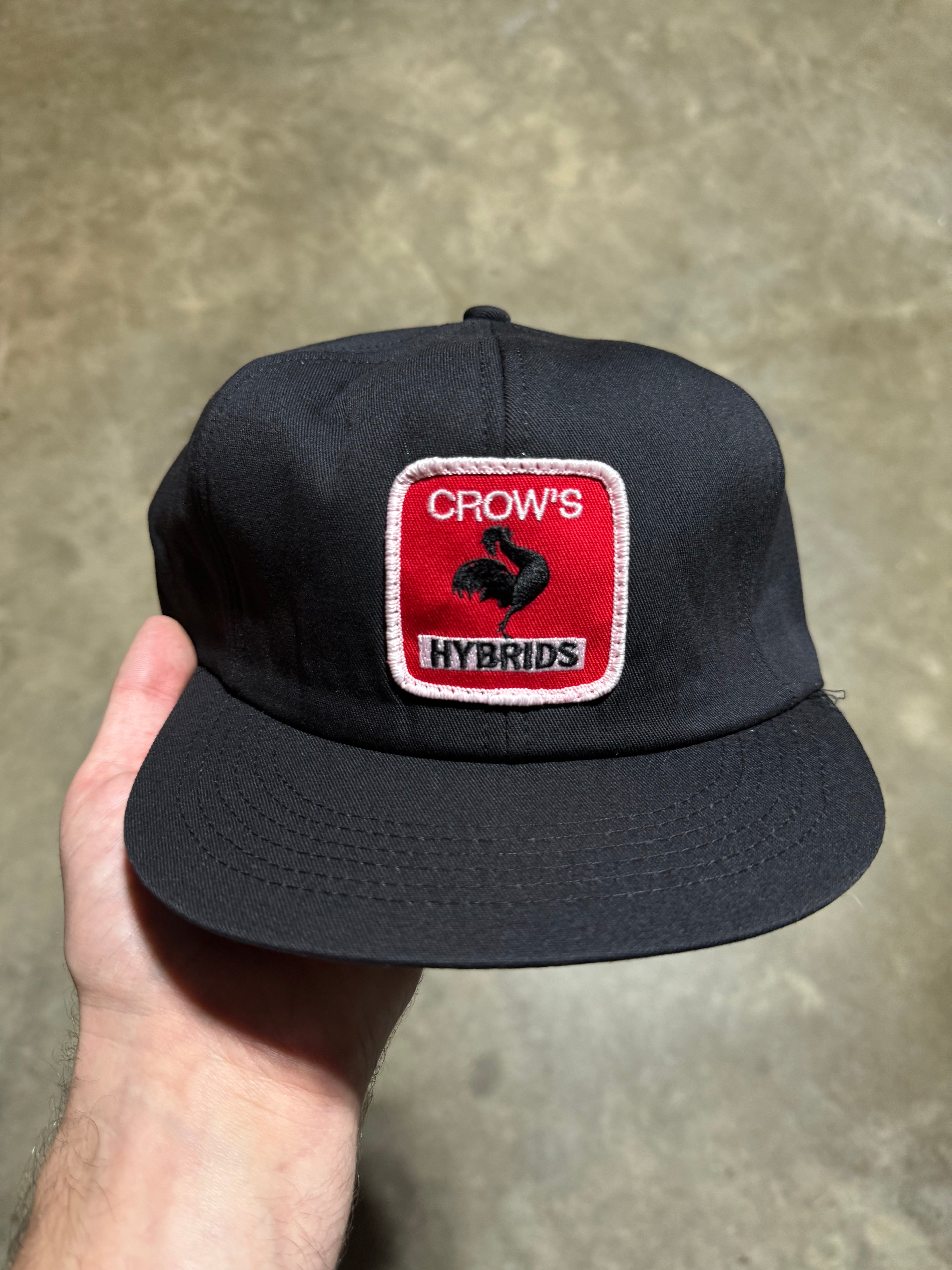 Vintage Crows Hybrids Patch Trucker Hat