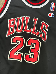 Vintage Distressed Chicago Bulls Michael Jordan Youth Champion Jersey (Youth 10-12)