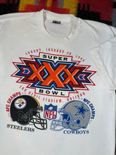 Load image into Gallery viewer, Vintage 1996 Steelers Vs Cowboys Super Bowl Tee (XL)
