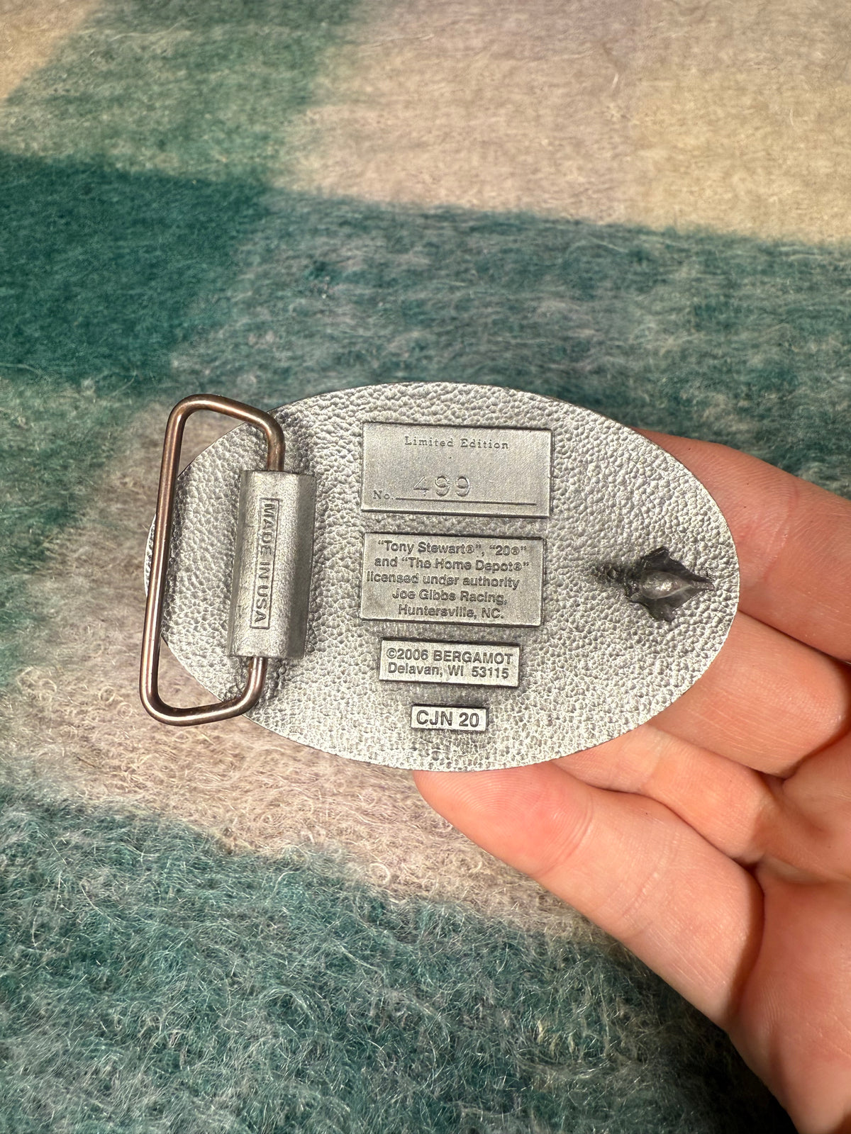 2000s Tony Stewart Belt Buckle