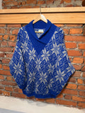 Vintage Benetton Pullover Snowflake Sweater (WL)