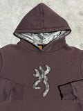 Vintage Woman’s Browning Brown and Camo Hoodie (WL)