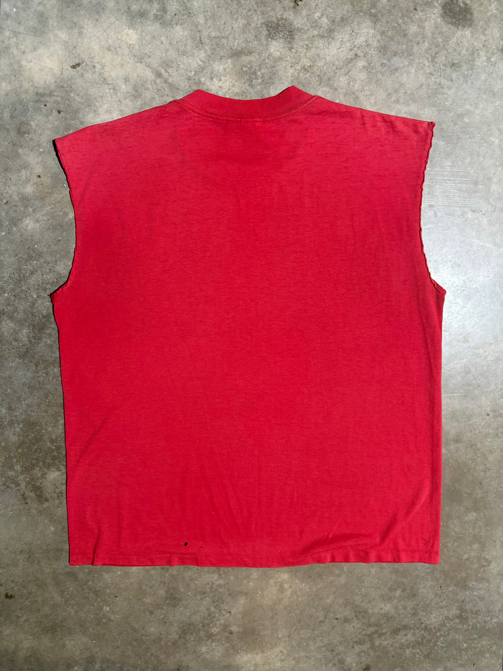 Vintage 90s Cesar El Pueblo Red Cutoff Tee (XL)