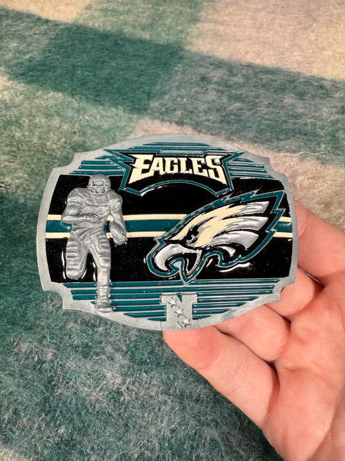 2000s Philadelphia Eagles Football Player Belt Buckle