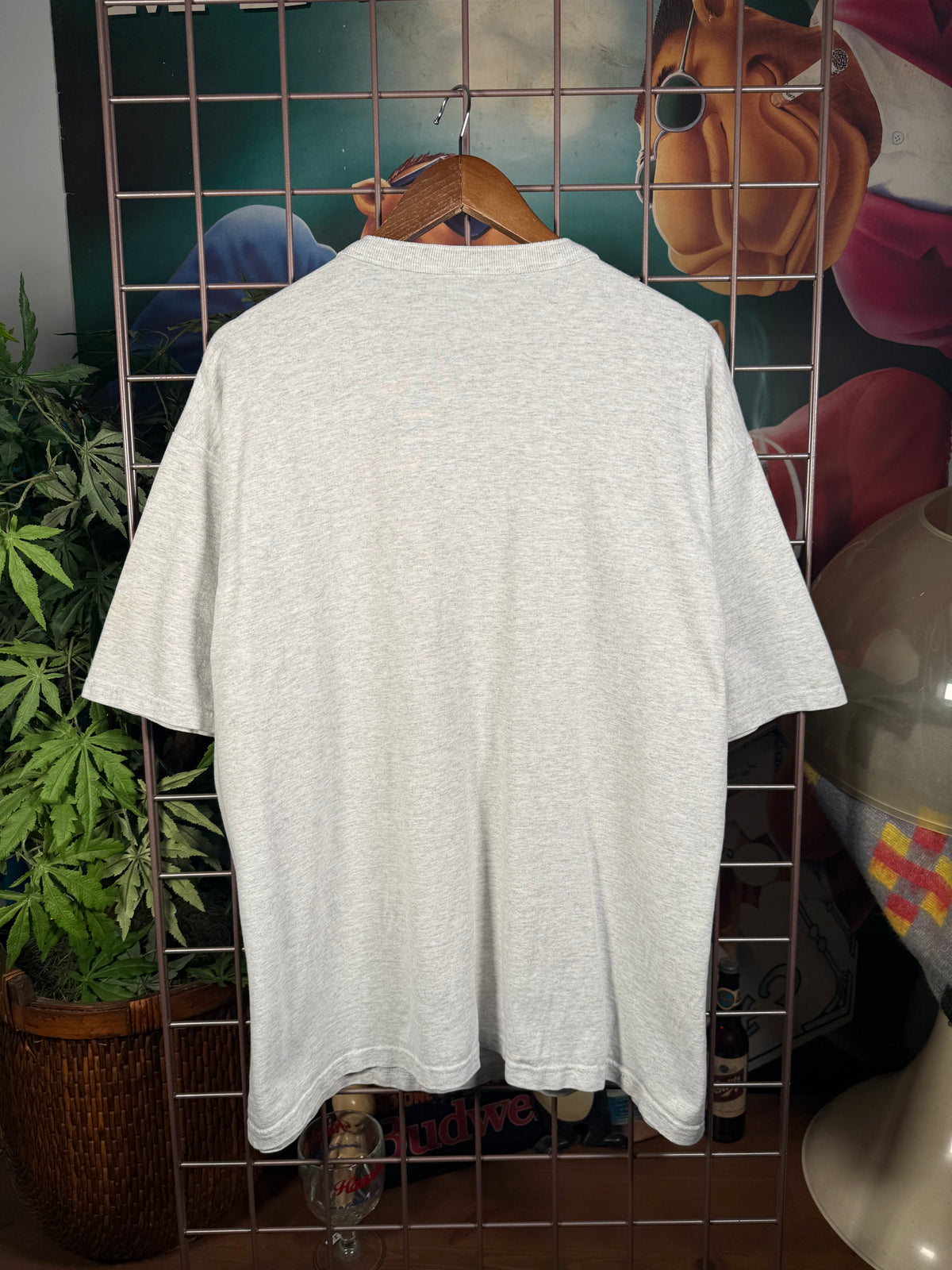 Vintage Maui Embroidered Whale Henley Tee (XL)