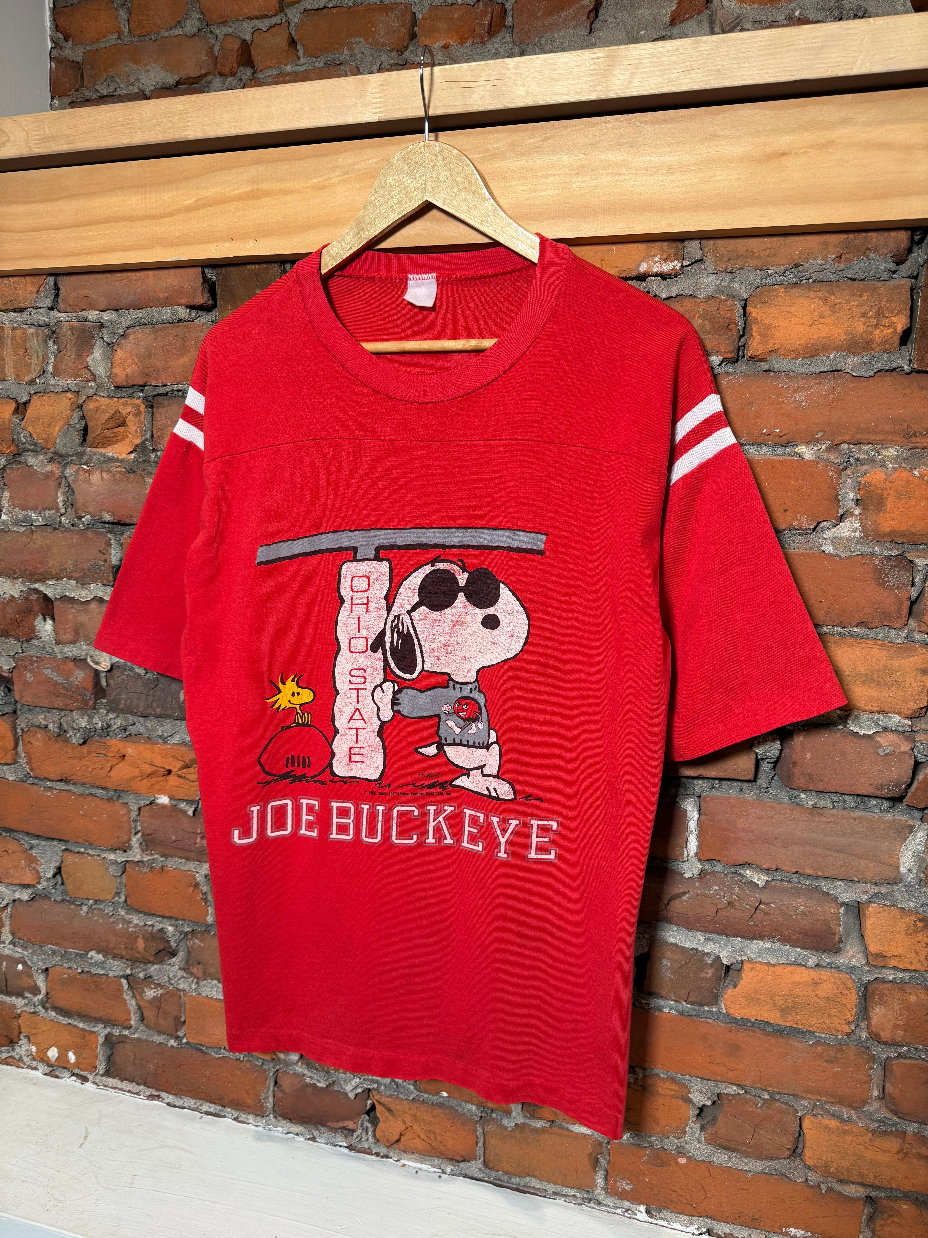 Vintage 80s Snoopy Joe Buckeye Ohio State Tee (L)