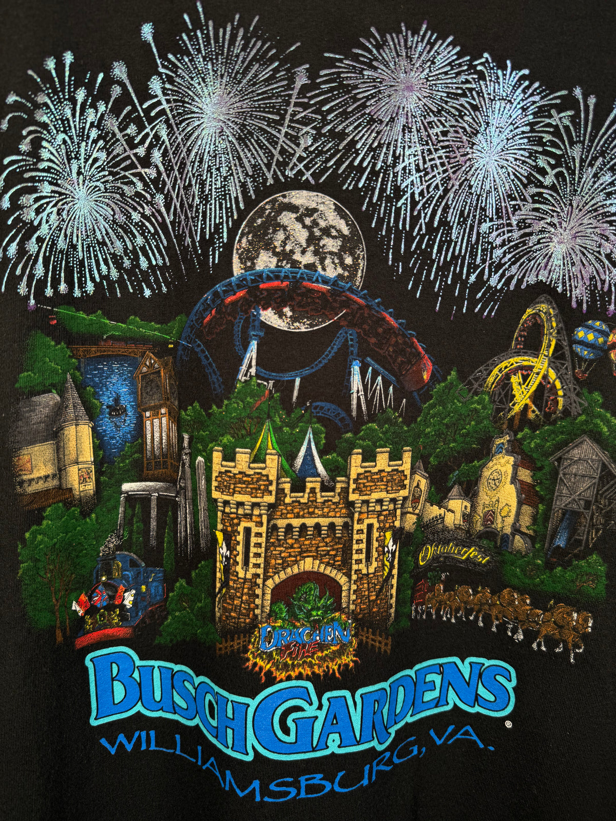 Vintage 90s Busch Gardens Theme Park Tee (XL)