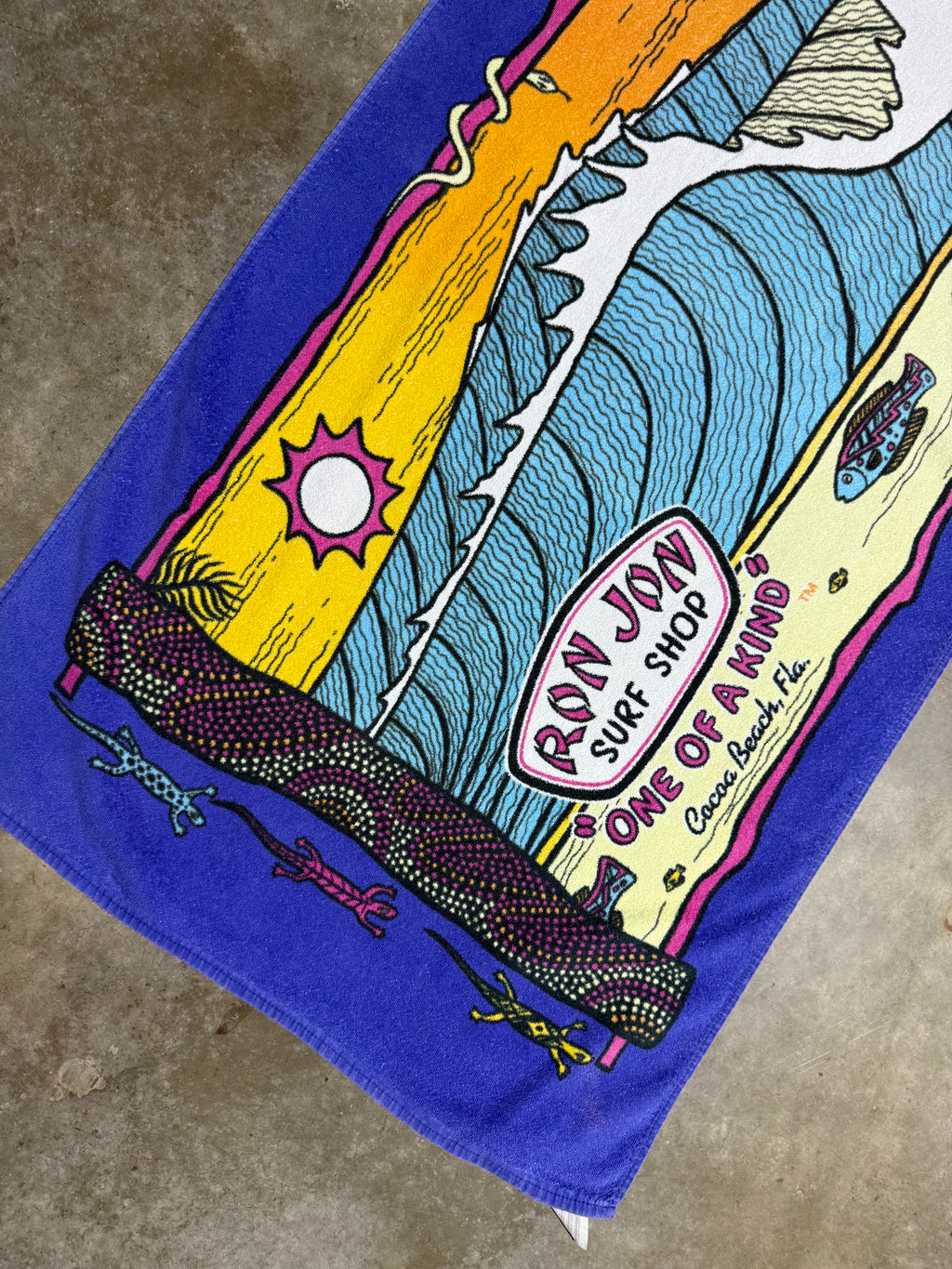 Vintage Ron Jon Surf Shop Towel