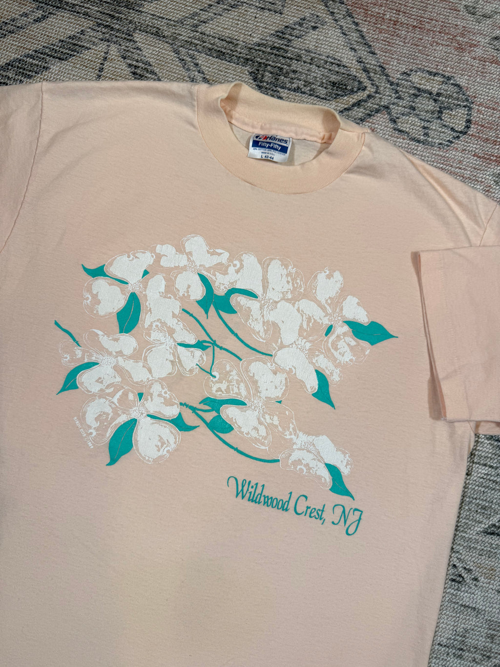 Vintage Wildwood Crest NJ Floral Shirt (M/L)