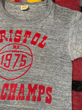 Load image into Gallery viewer, True Vintage Bristol State Champs 1975 Russell T-Shirt (15x22)
