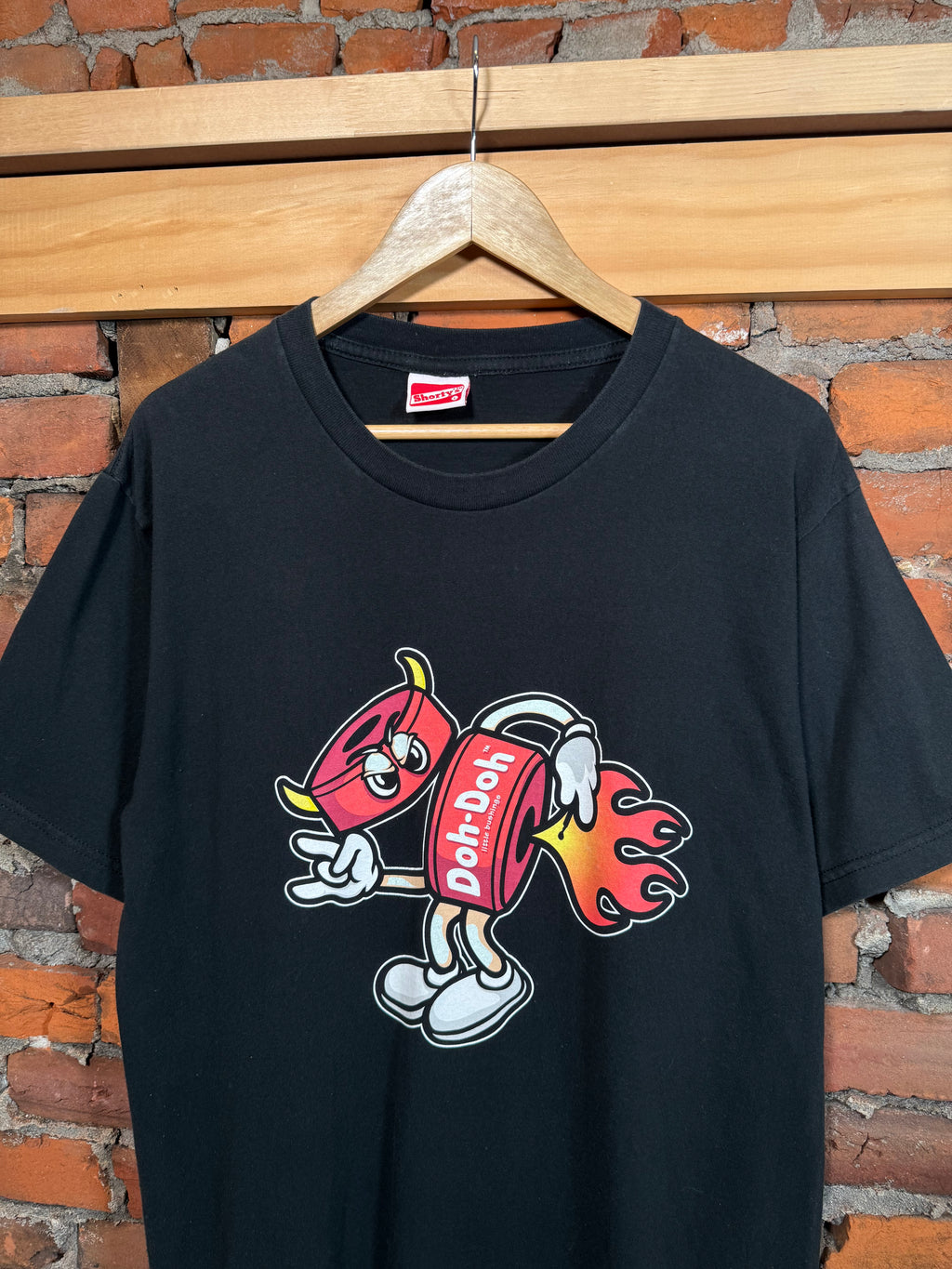 Vintage Late 90s Shortys Skateboards Doh-Doh Tee (L)