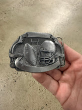Load image into Gallery viewer, Vintage Football and Helmet Belt Buckle

