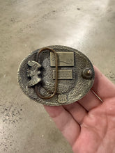 Load image into Gallery viewer, Vintage American Eagle/Forest Belt Buckle

