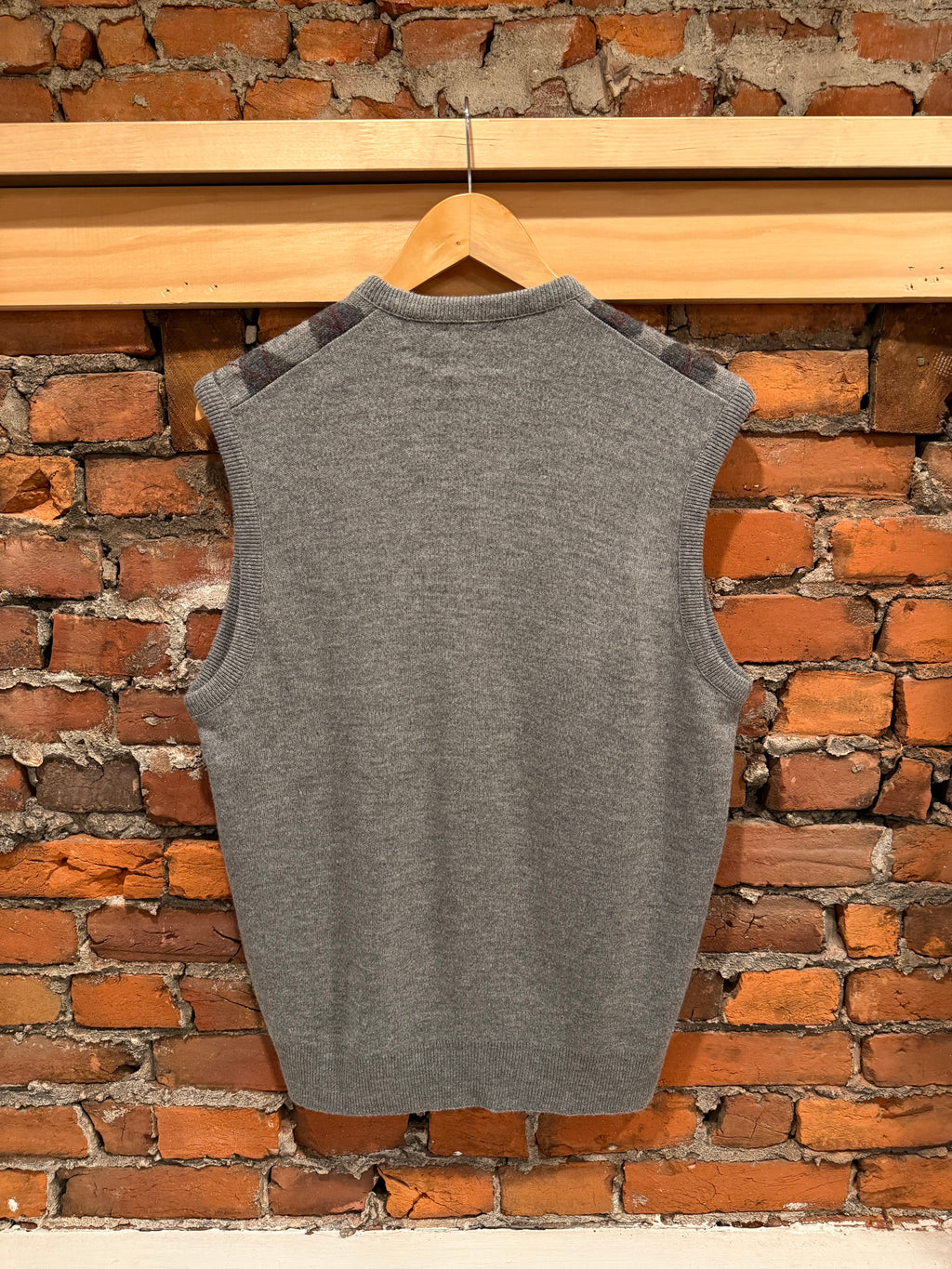 Vintage Robert Bruce V-Neck Sweater Vest (L)