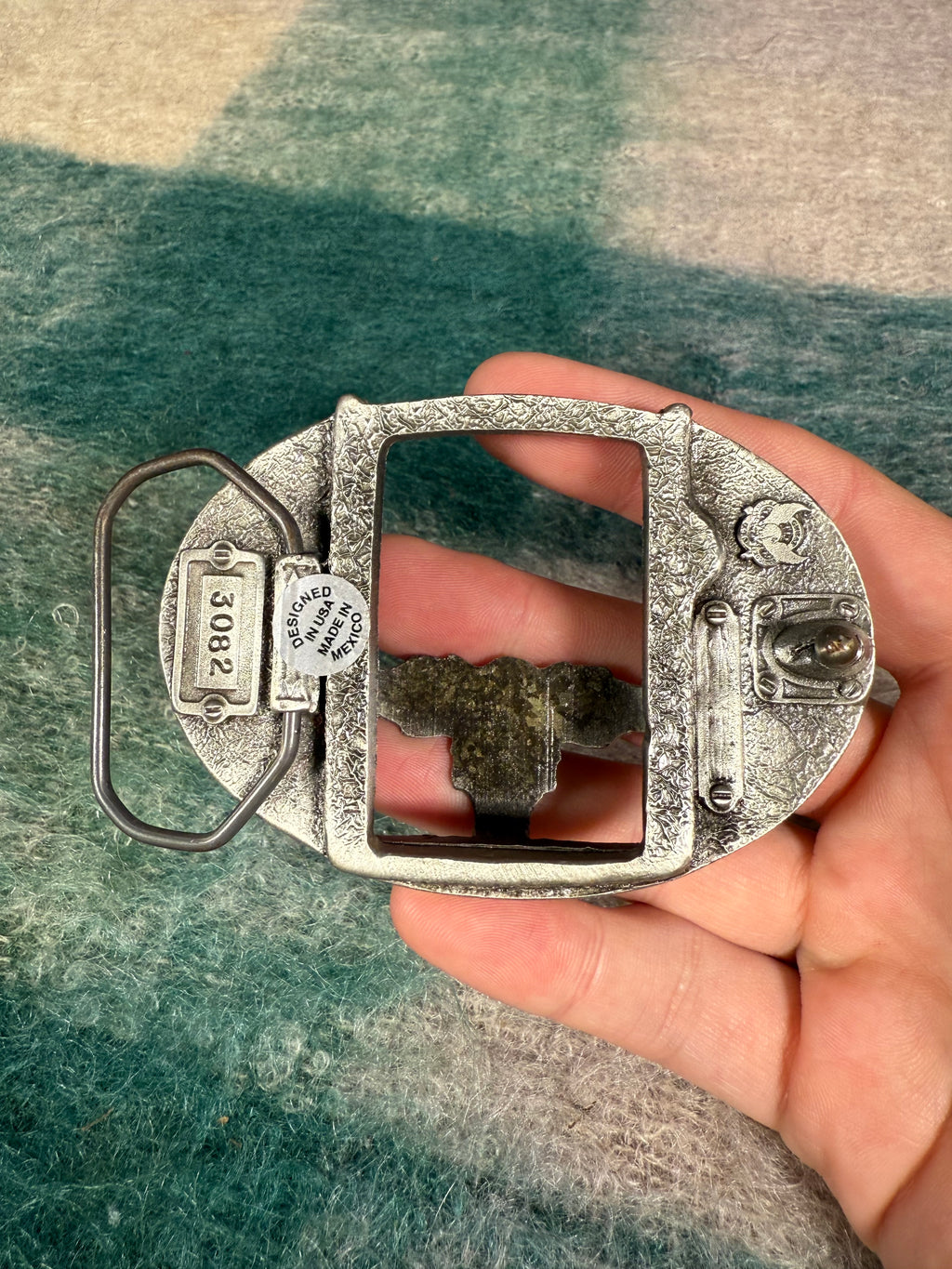 Vintage Zippo Lighter Holder Belt Buckle