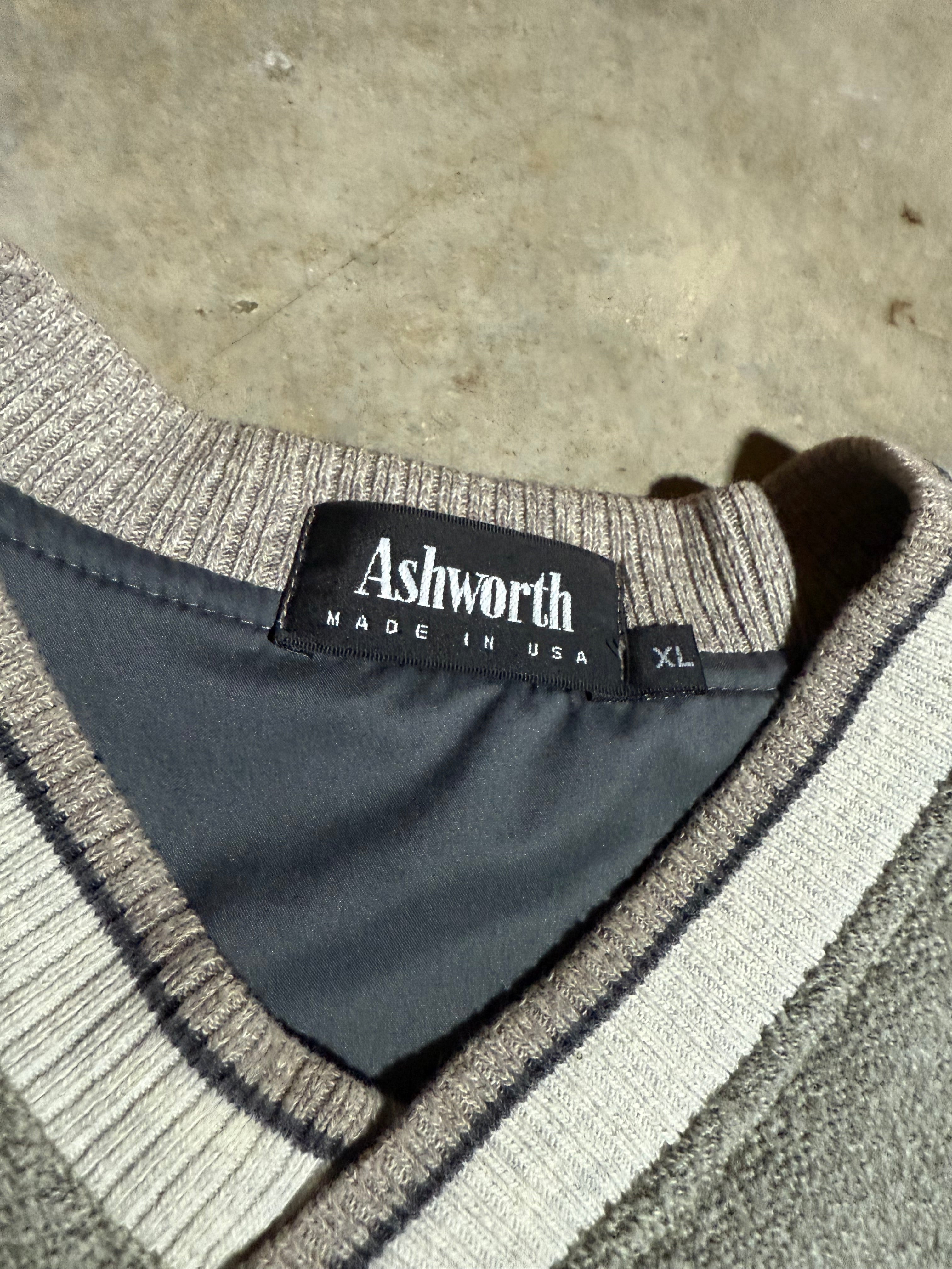 Vintage Ashworth Fleece/Windbreaker Pullover (XL)