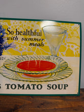 Load image into Gallery viewer, Vintage 1991 Campbells Tomato Soup Metal Sign
