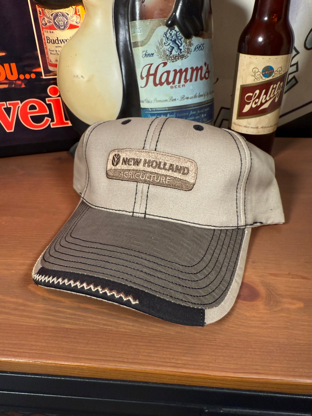 Vintage Y2K New Holland Agriculture K Products Embroidered Hat