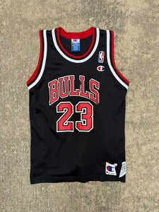 Vintage Distressed Chicago Bulls Michael Jordan Youth Champion Jersey (Youth 10-12)