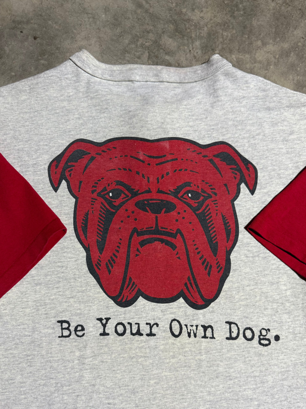 Vintage Red Dog Beer Henley T-Shirt (XL)