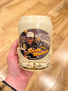 Vintage 90s Rusty Wallace Nascar Beer Mug