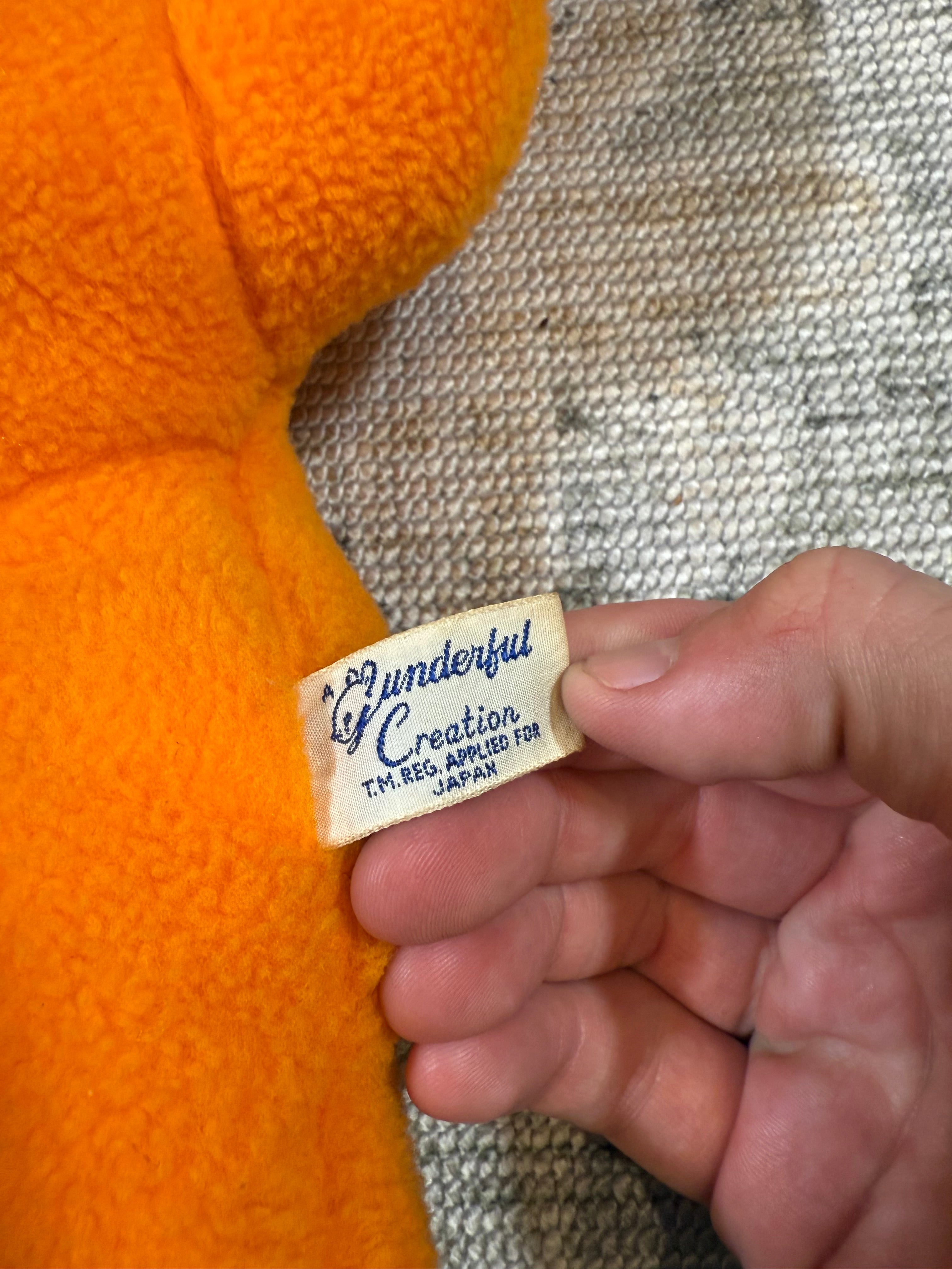 True Vintage Gund Orange Plush