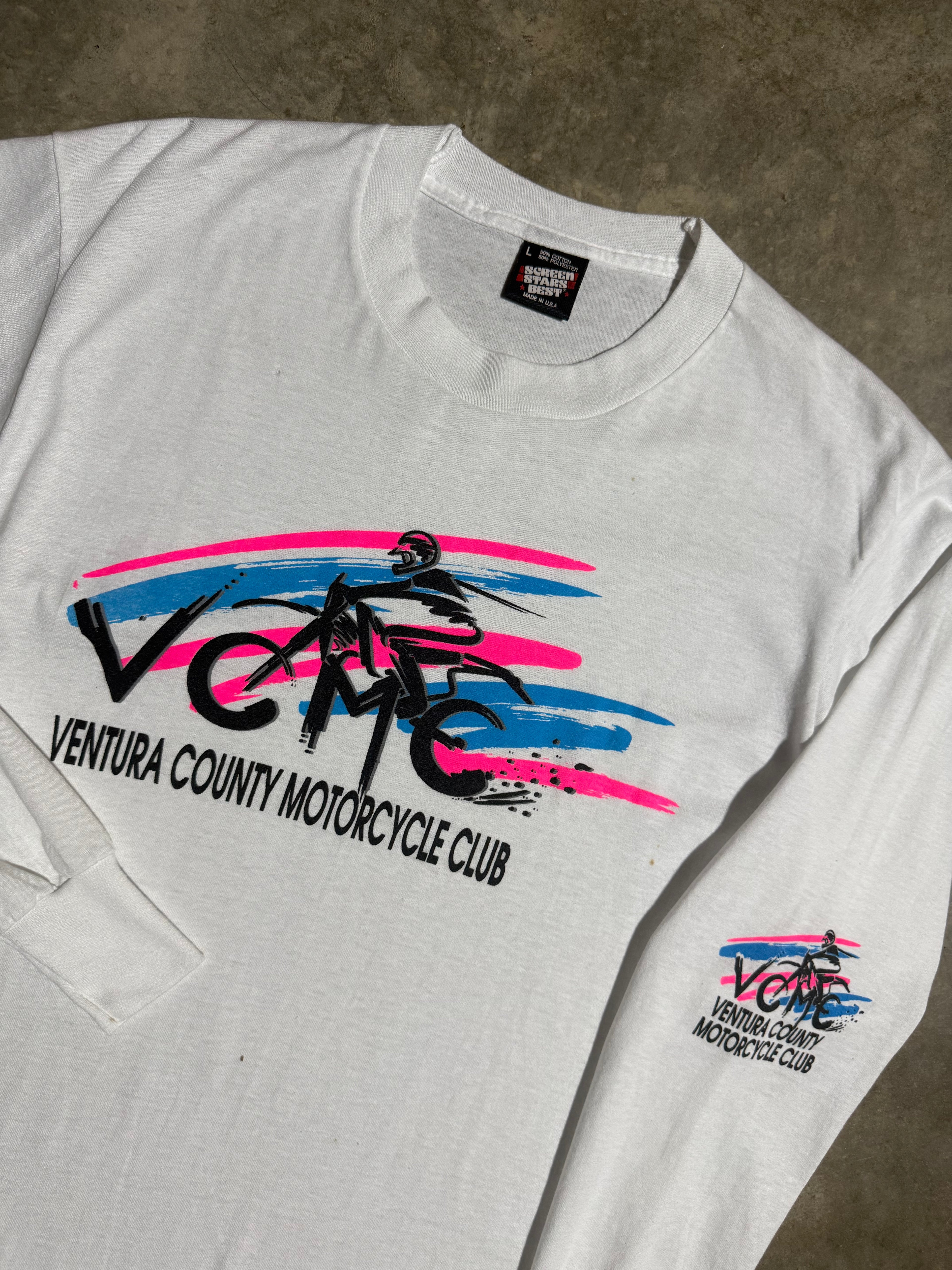 Vintage Early 90s Ventura County Motorcycle Club Longsleeve (M)