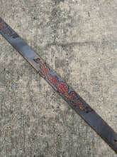 Load image into Gallery viewer, Vintage Keep on Truckin’ Belt Buckle and Rose Belt (32)
