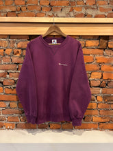 Load image into Gallery viewer, Vintage Purple Champion Crewneck (L)
